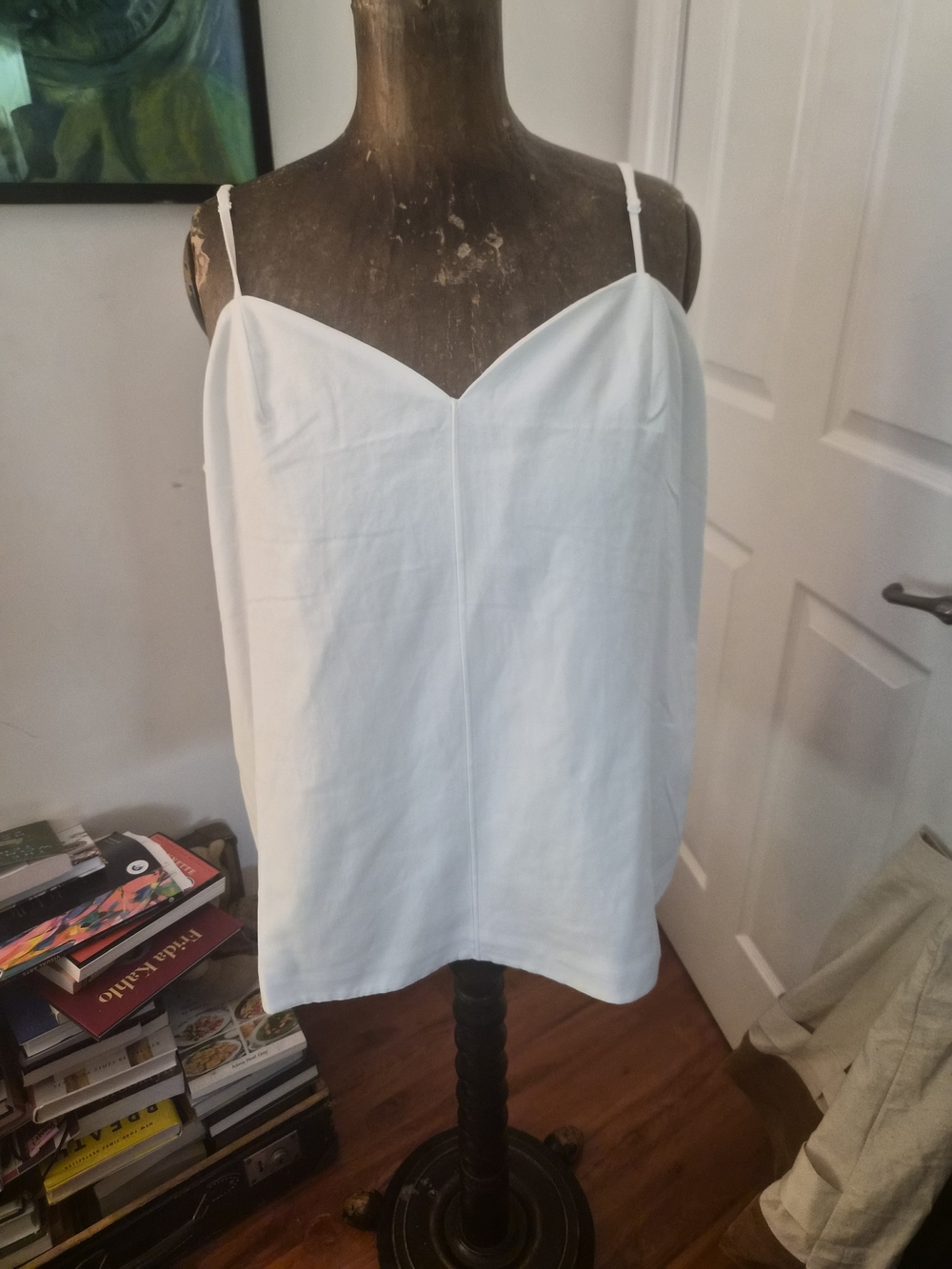 More Than Magic White Spaghetti Strap Cami Top